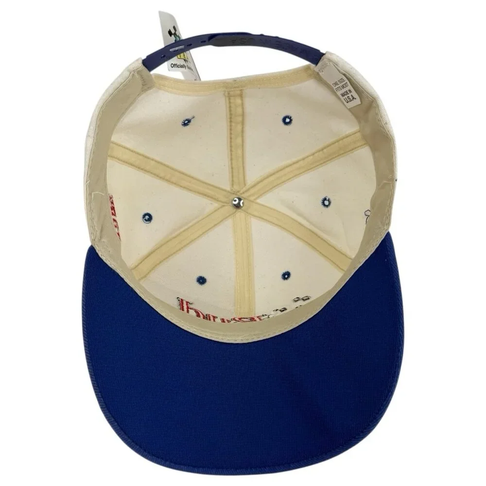 New VTG 90s Ken Schrader Bud Racing Snapback Hat #25 Cap Budweiser Embroidery - Picture 7 of 10